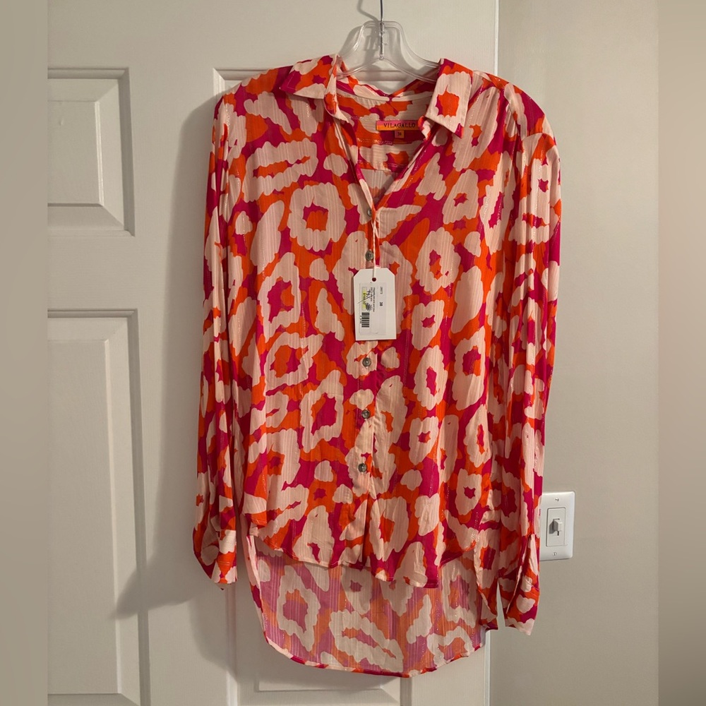 Vilagallo Button Down Top